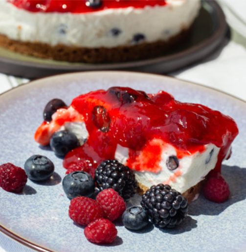 Gateau fromage aux Trois fruits