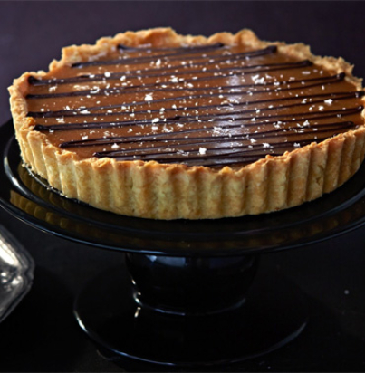 Tarte chocolate caramel